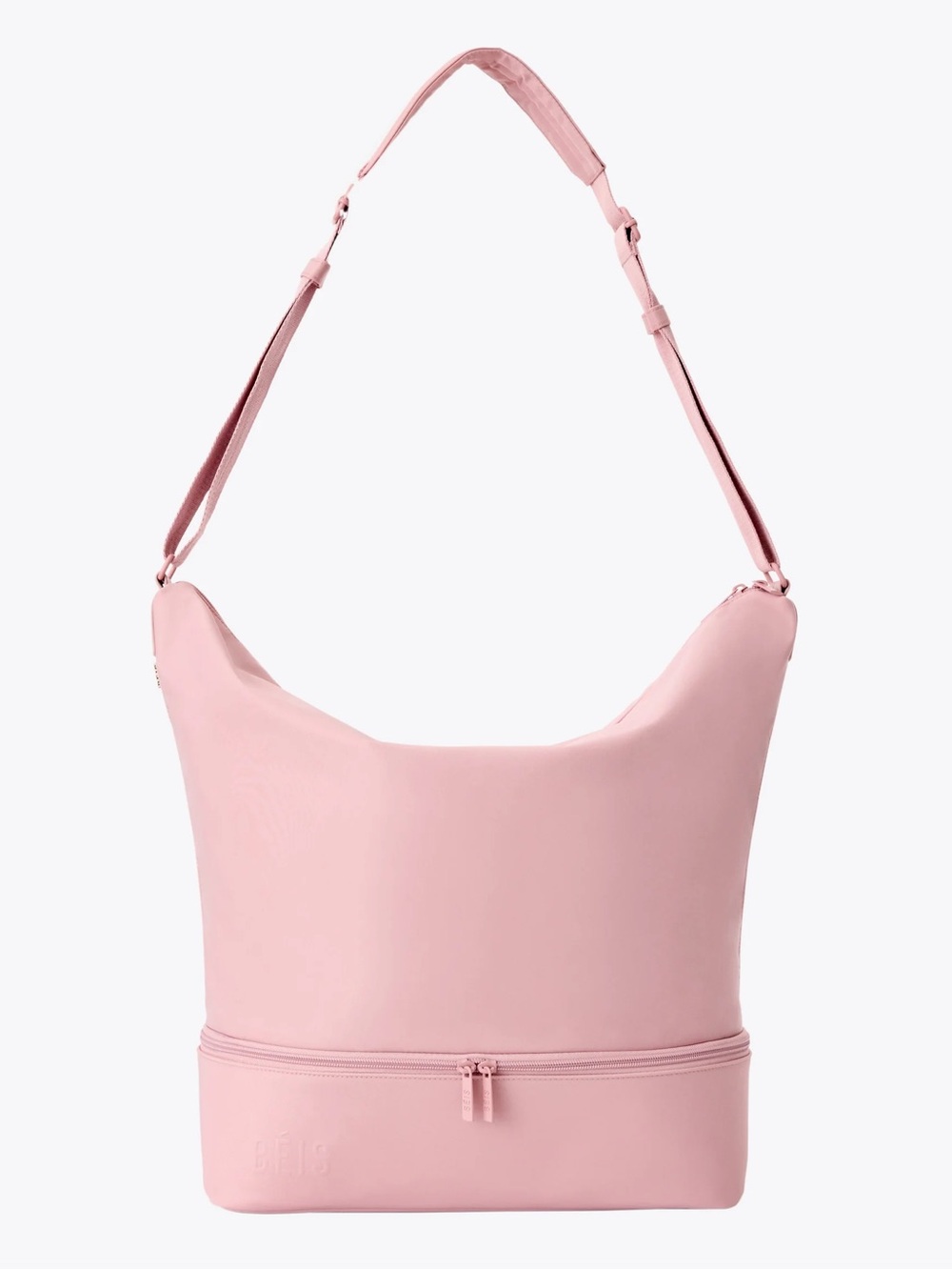 BÉIS The Day Tripper Crescent Weekender Atlas Pink Travel Tote Bag NWT